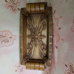 Vintage Burwood GIVE US THIS DAY OUR DAILY BREAD Tray